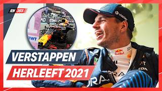 Verstappen Voert Show Op Met Titelwinnende RB16B uit 2021  F1Update [upl. by Culliton]