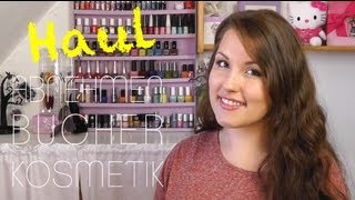 Haul  Kosmetik amp Abnehmkochbücher [upl. by Antebi]