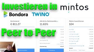 Investieren in Mintos amp Twino  P2P Kredite  Peer to Peer Lending Plattformen [upl. by Freed]