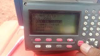 How to save coordinatesNorthing Easting value amp RL manually in Sokkia Total Station [upl. by Reldnahc]