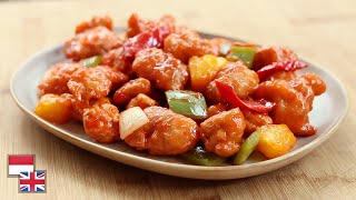 TETAP Garing Resep AYAM ASAM MANIS Sweet amp Sour Chicken Ala Resto Chinese [upl. by Silvester]