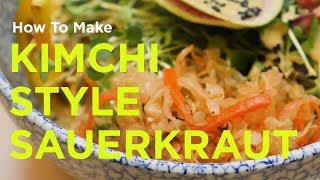 Kimchi Style Sauerkraut  Choices Markets [upl. by Ganiats703]