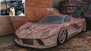 Rebuilding FERRARI LAFERRARI 1300HP  Forza Horizon 5  Thrustmaster T300RS gameplay [upl. by Tonkin636]