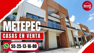 CASAS EN VENTA EN METEPEC CON 3 ó 4 RECAMARAS Y ROOF GARDEN DESDE 4985000 [upl. by Aisyle393]