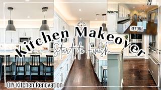 DIY KITCHEN RENOVATION from START to FINISH 🏠 Step by Step KITCHEN MAKEOVER [upl. by Nessah]