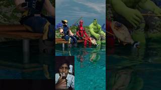 😄😄Wolverine vs Deadpool vs Hulk  Hulk catches a snake  Marvel Animation [upl. by Elayor]