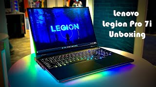 Unboxing the BEAST The Lenovo Legion Pro 7i [upl. by Silma]