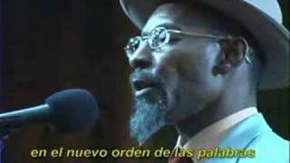 Nuevo orden de las palabras Linton Kwesi Johnson Jamaica [upl. by Elleynad]