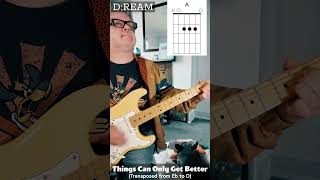 DReam Things Can Only Get Better Quick Guitar Lesson [upl. by Vevay453]