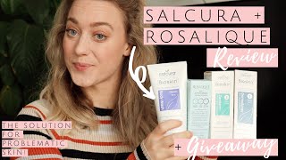 Salcura  Rosalique Review  GIVEAWAY  Salcura bioskin zeoderm  rosalique skincare  Actually Anna [upl. by Aloivaf597]