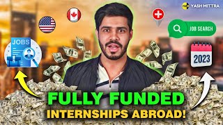 Fully funded international internships for 2023  Intern Abroad for Free [upl. by Anyd]