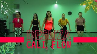 ZUMBA  Desliza  Cali Flow  Nádia Pires  Choreography  Coreografia [upl. by Pail108]