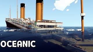 RMS Oceanic VS Sea Mines ◉ Stormworks Build and Rescue [upl. by Lamson]