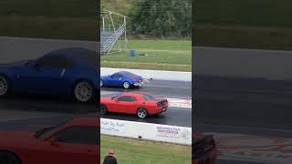 Turbo 350z Vs Challenger [upl. by Epoh298]