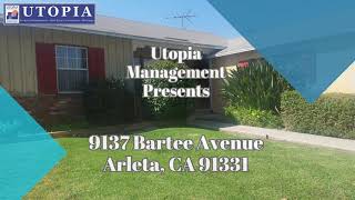 Glendale Property Management  9137 Bartee Avenue Arleta CA 91331 [upl. by Aicercal]