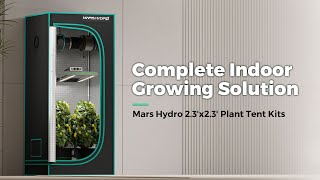 Your Indoor Growing Solution Mars Hydro FCE1500 LED Grow Light  23X23 Complete Grow Tent Kits [upl. by Aiderfla]