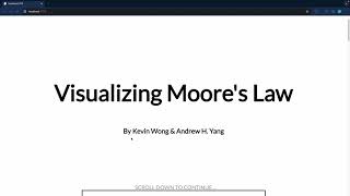 Visualizing Moores Law  UCSD DSC106 Winter 2024 [upl. by Aciraa]