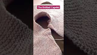 The Knitted Caplet  Intro to The Knit Cape knitting [upl. by Farmer707]