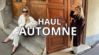 Premier try on haul automne de la saison 🤎 Elegant et chic style [upl. by Ettevi]