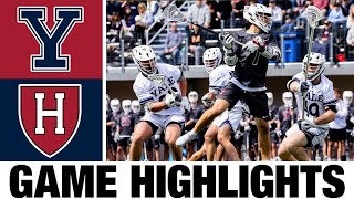 10 Yale vs 12 Harvard Lacrosse Highlights  2024 College Lacrosse  NCAA Lacrosse [upl. by Eehc]