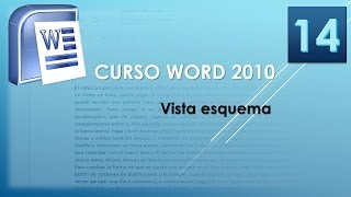 Curso Word 2010 AV Vista esquema Vídeo 14 [upl. by Voleta]