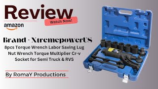 XtremepowerUS Torque Wrench Lug Nut Wrench Torque Multiplier REVIEW [upl. by Ahseret796]