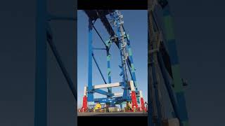 enerpac Jackingup container crane angkatberat forklift alatberat dongkrak teknik construction [upl. by Aseret]