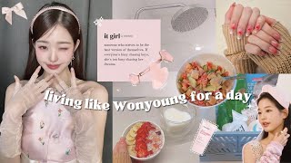 LIVING LIKE WONYOUNG FOR A DAY 🌷 wonyoungism pilates selfcare motivation vlog [upl. by Esorlatsyrc991]