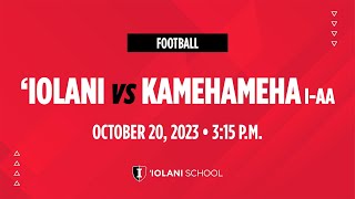 ‘Iolani vs Kamehameha IAA  ILH varsity football [upl. by Cesare]