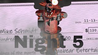 Playing Fnaf 1 Night 5 [upl. by Artek]