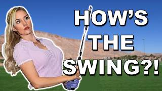 Paige Spiranac Golf Swing Analysis Slow Motion Driver [upl. by Wes]