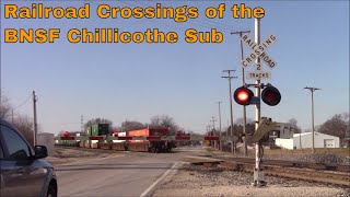 Railroad Crossings of the BNSF Chillicothe Sub Volume 10 [upl. by Berga]