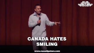 Canada Hates Smiling  Russell Peters [upl. by Malarkey]