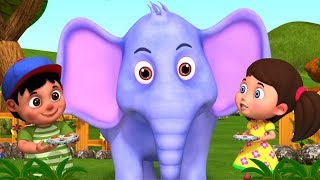 Hathi Raja Kahan Chale  Hindi Rhymes  हाथी राजा कहाँ चले  Hindi Balgeet  Kids Channel India [upl. by Kosey]