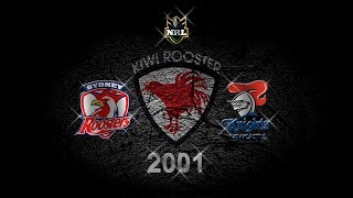 Roosters vs Knights 2001  Highlights  Full HD [upl. by Nnyltak955]