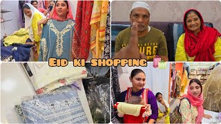 Sabke Eid ke outfits aa gye  Eid Shopping prep✨️ 💖  Faheem zone vlogs [upl. by Narut]