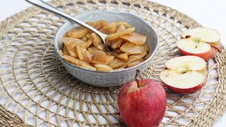 Microwave Baked Apples Recipe [upl. by Airotna]