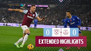 Extended Highlights  West Ham 00 Everton  Premier League [upl. by Corel]