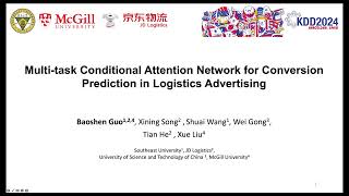 KDD 2024  Multi task Conditional Attention Network [upl. by Einiar]