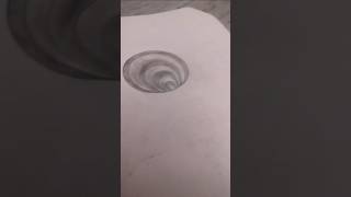 Very Easy 3D Trick Art How to Draw a Round Hole on Paper [upl. by Sylera]