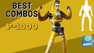 Best Combos  P1000  Fortnite Skin Review [upl. by Chandal]