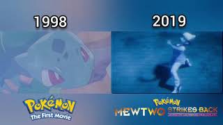 Pokémon Mewtwo Strikes Back Evolution Opening Comparison 1998 vs 2019 [upl. by Susy]