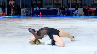 quotVampirequot Amber Glenn performs to Olivia Rodrigo at the Patriot Figure Skating Clubs 2024 Ice Show [upl. by Tebazile]