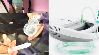 नेबुलाइज़र मशीन से भाप कैसे लगते हैं । Nebulizer machine se bhap kaise lagate hain nebulizer [upl. by Nylimaj]