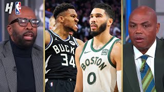 Inside the NBA reacts to Celtics vs Bucks Highlights [upl. by Synn]