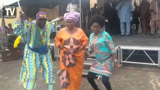 Mama HID Awolowo 99 HID Awolowos daughter Rev Tola Oyediran dancing [upl. by Adnilav639]