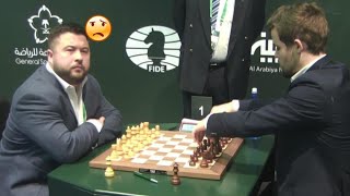 MAGNUS VS DOBROV  World Rapid Chess [upl. by Enitsej]