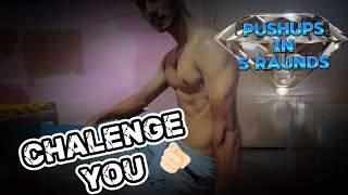 challenge you 60 diamonds pushups in 5 raunds in youtube video trending pushups [upl. by Crofoot]