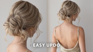 Easier Than It Looks Updo ❤️✨ Wedding Hairstyle Wedding Guest Prom [upl. by Mina]