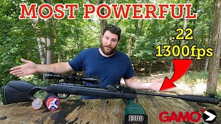 GAMO Magnum 22 10x Gen 2 worlds most powerful 22 pellet rifle [upl. by Mazlack]